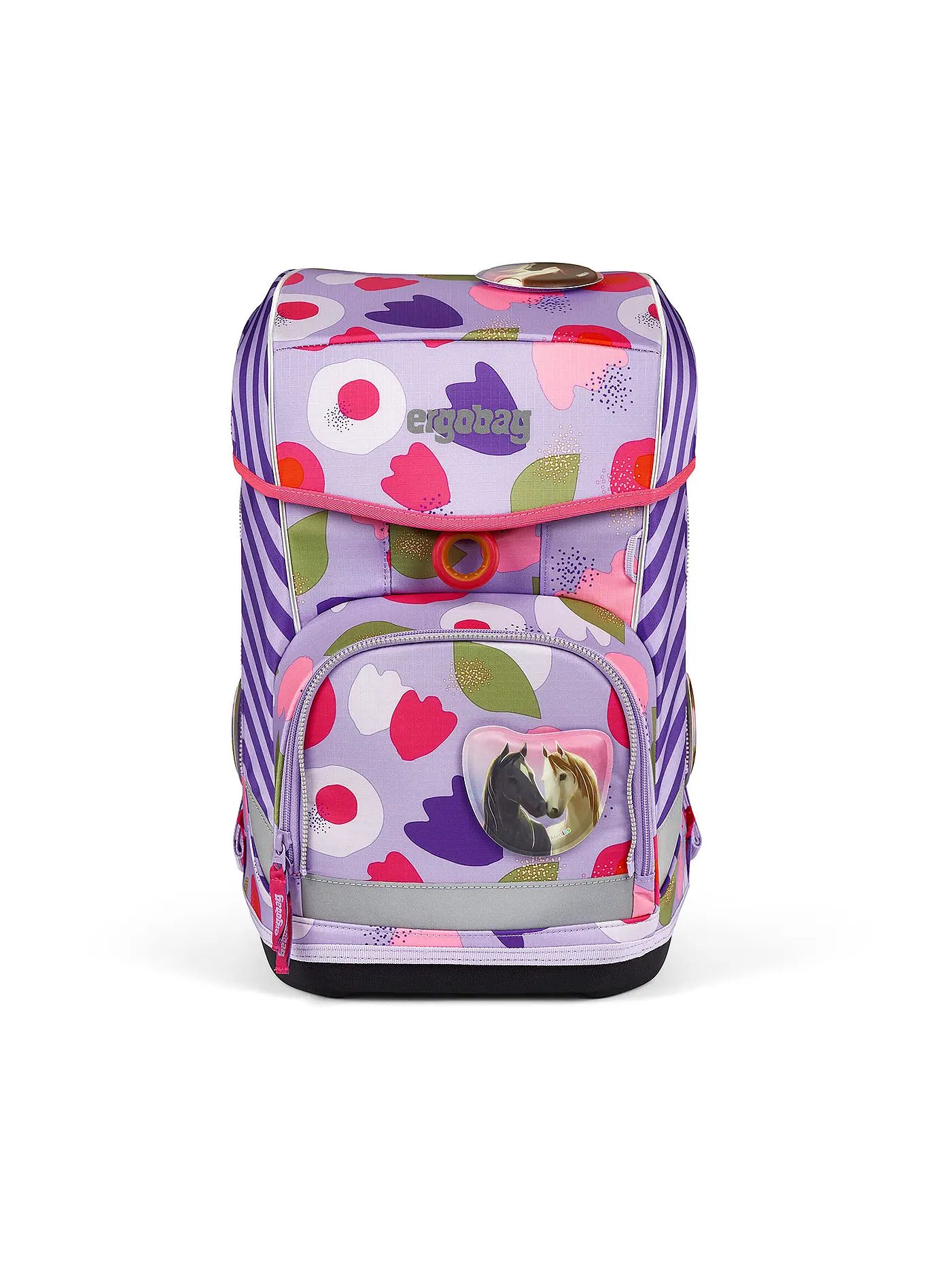 ERGOBAG | Schultaschen Set 6tlg CUBO Light -  BlütenzauBär | 